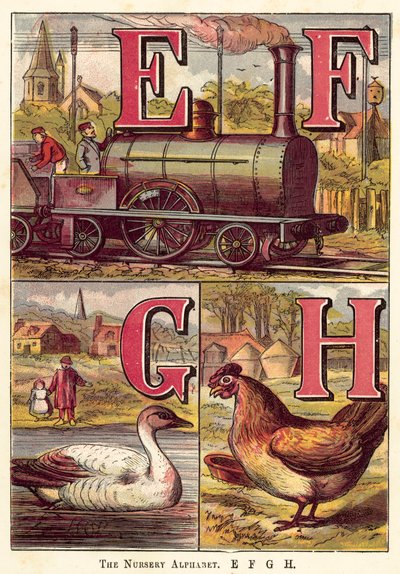 El Alfabeto de la Guardería, E, F, G, H de English School